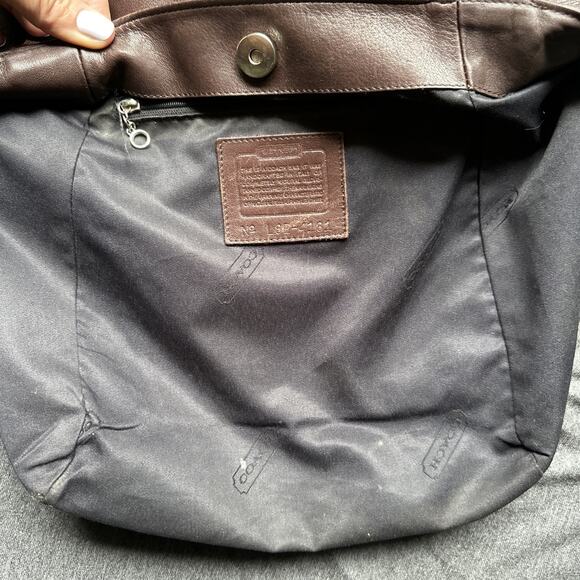 Coach L8E 4181 Lexington women's shoulder bag. Black vintage 90s - Picture 13 of 14